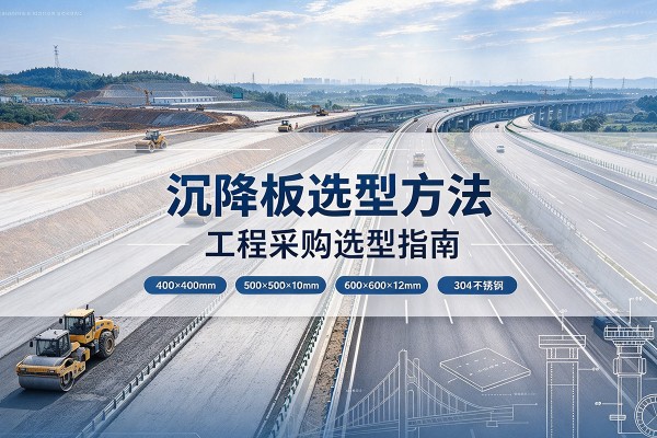 西陵沉降板选择方法