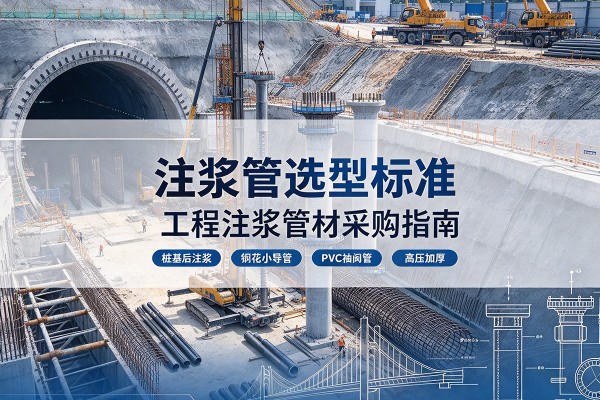 西陵注浆管选型标准