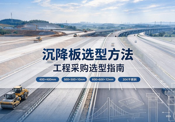 西陵沉降板选择方法